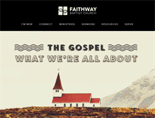 Tablet Screenshot of faithwaybaptistchurch.com